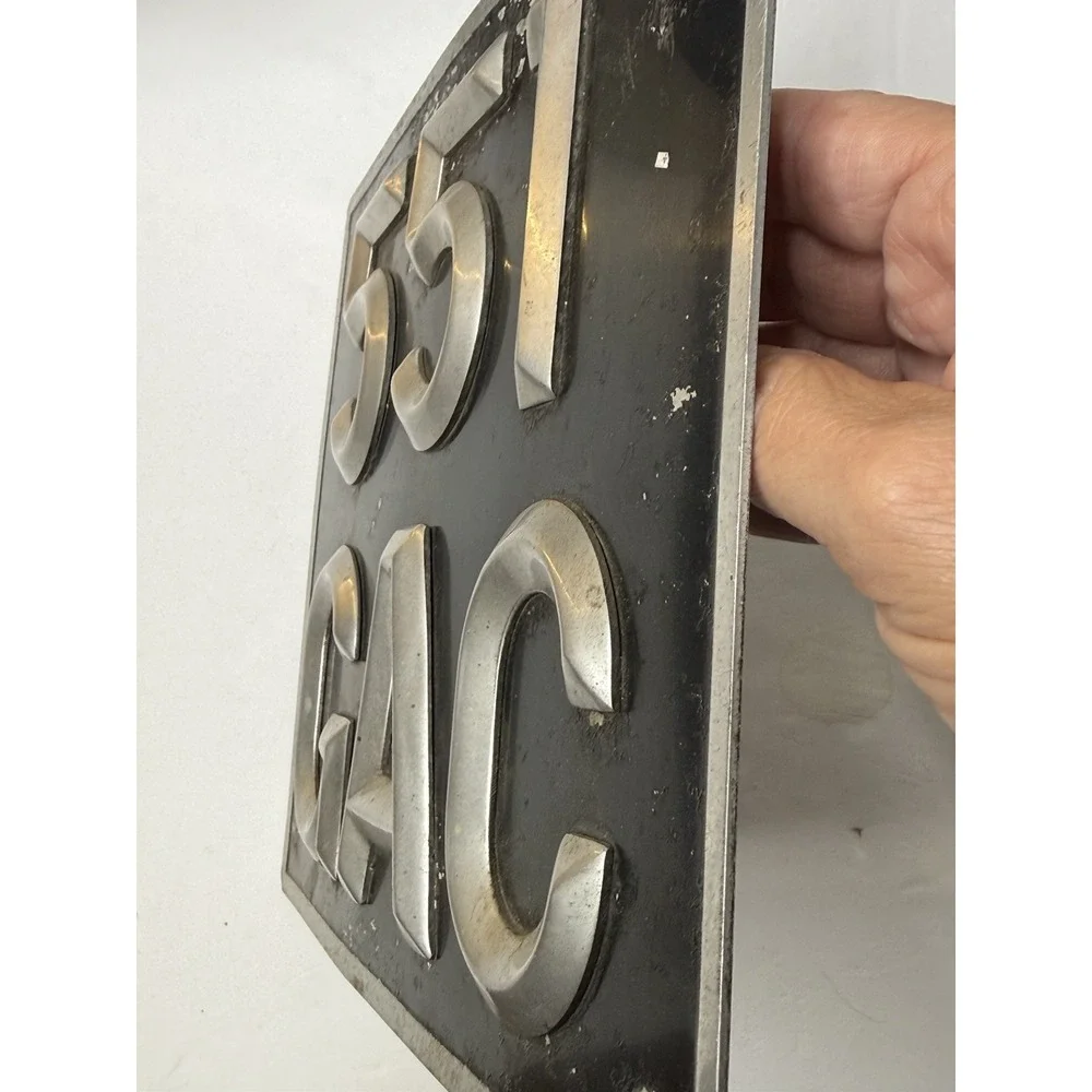Vintage Vehicle Registration Plate Raised Characters‎ 1903-1973 Rare Collectors